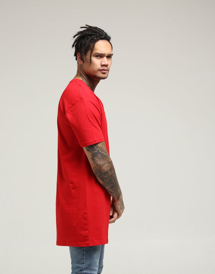 AS Colour Tall Tee Red