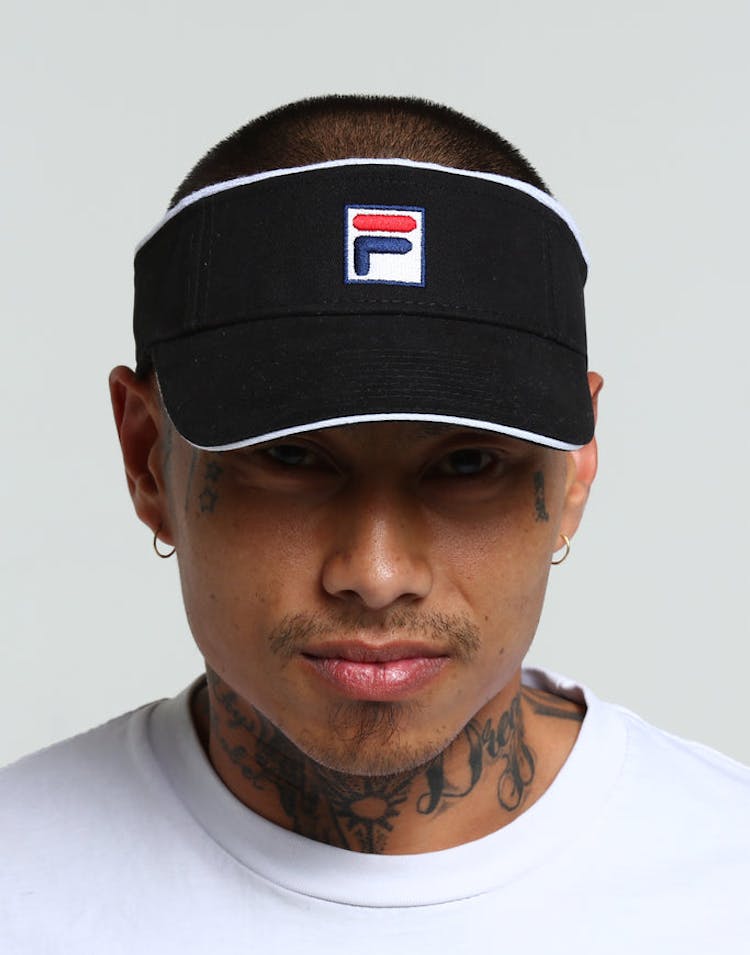 Fila Heavy Brushed Velcro Visor Black