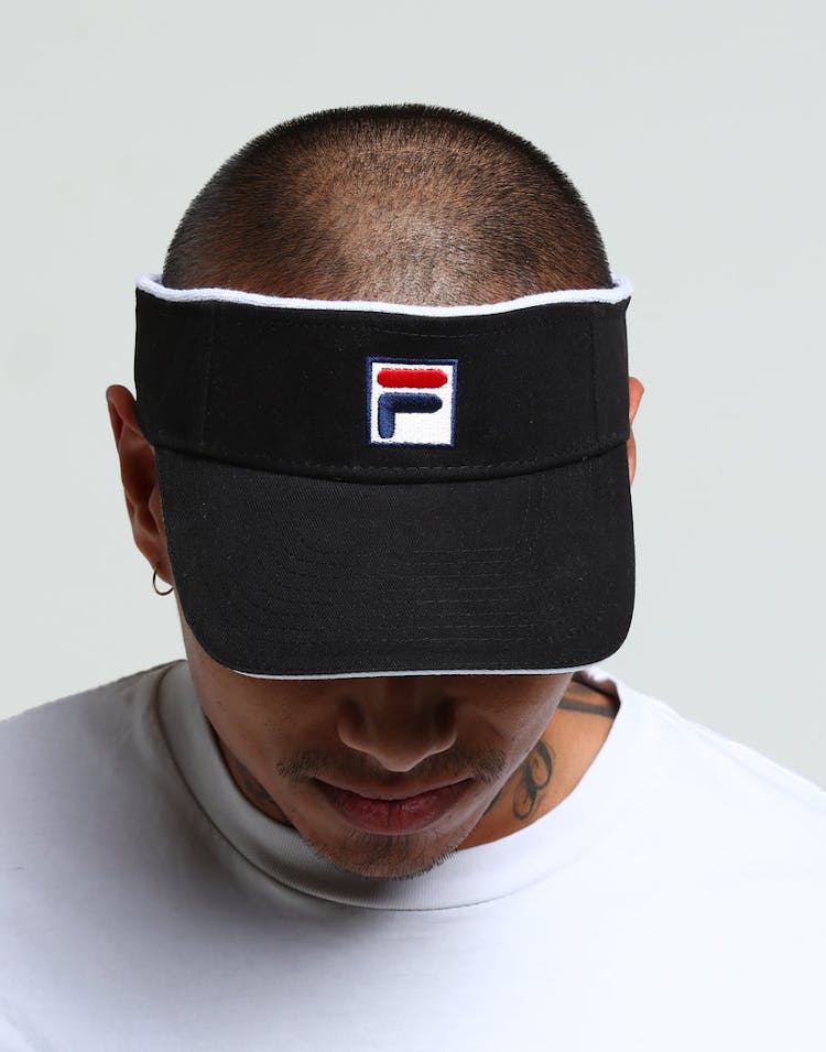 Fila Heavy Brushed Velcro Visor Black
