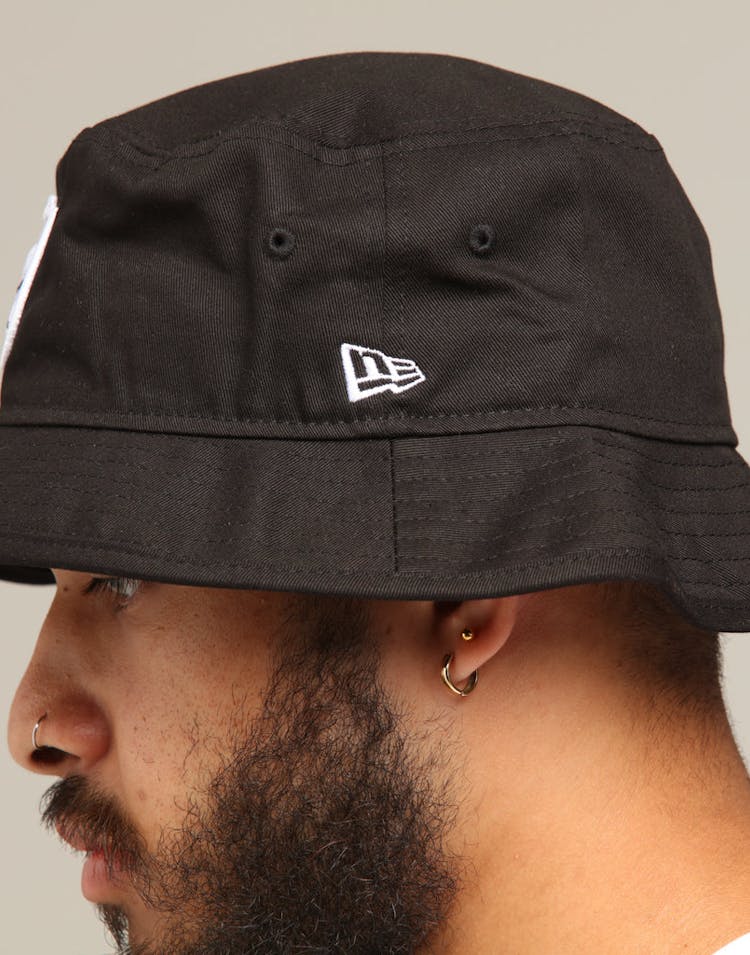 New Era Raiders Bucket Hat Black/White