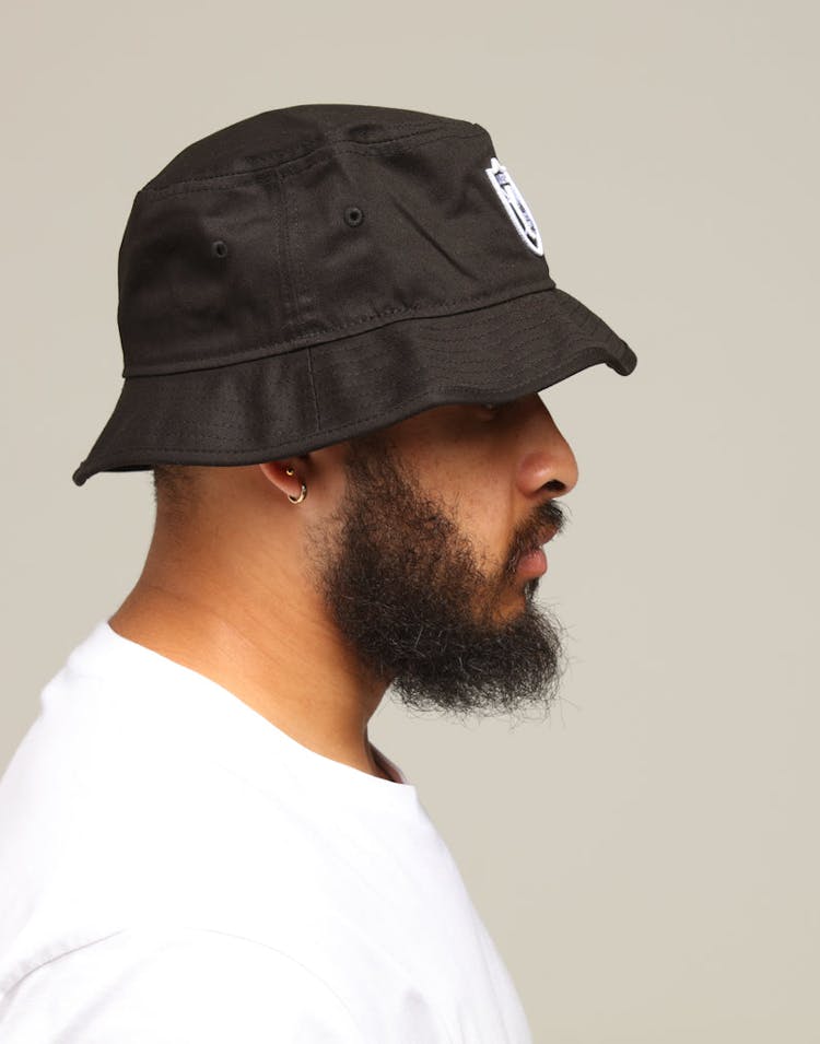 New Era Raiders Bucket Hat Black/White