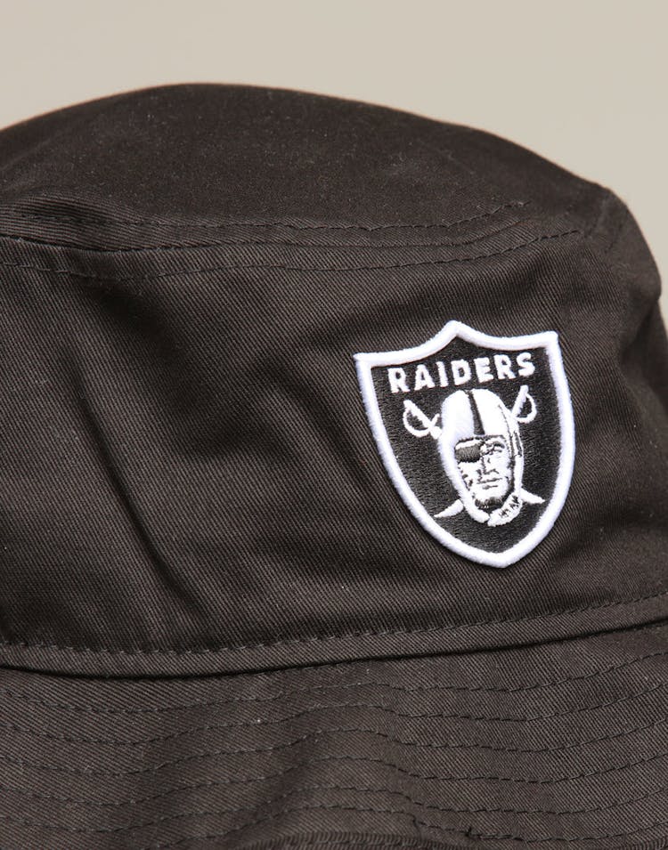 New Era Raiders Bucket Hat Black/White