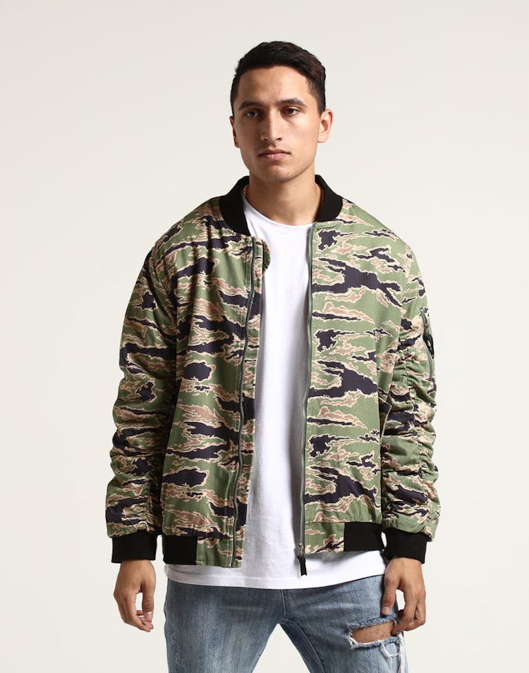 Dead Studios Tiger Camo Bomber Camo