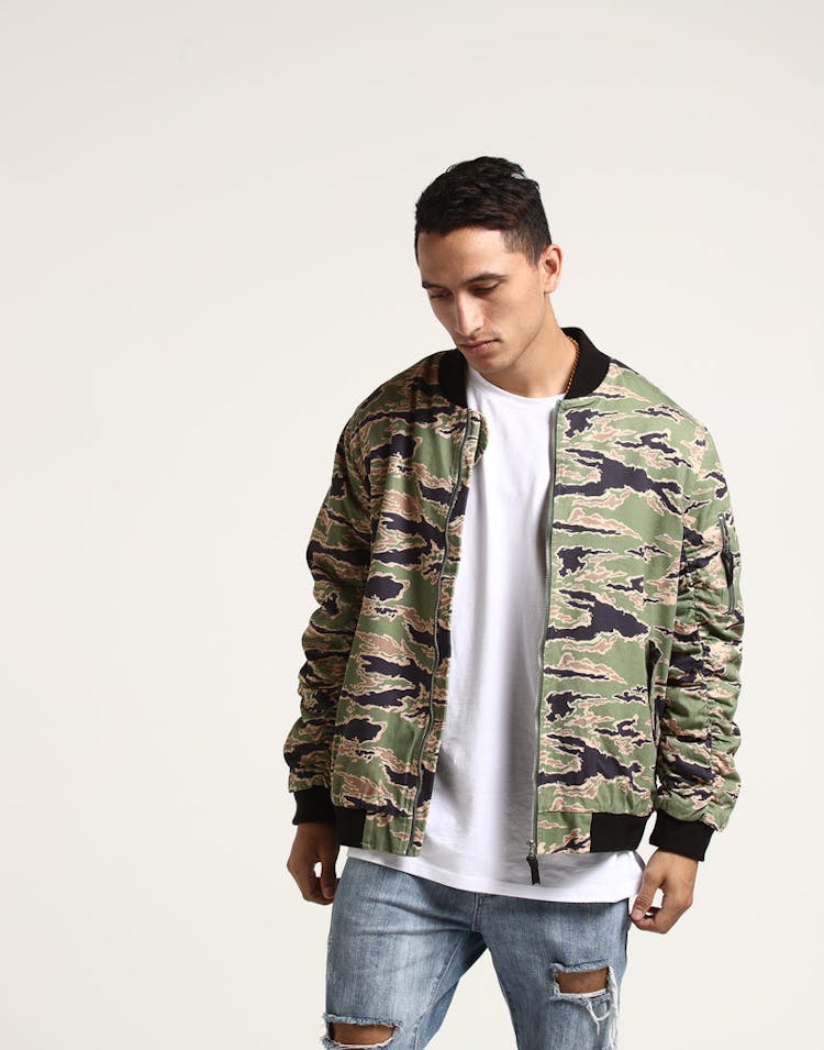 Dead Studios Tiger Camo Bomber Camo
