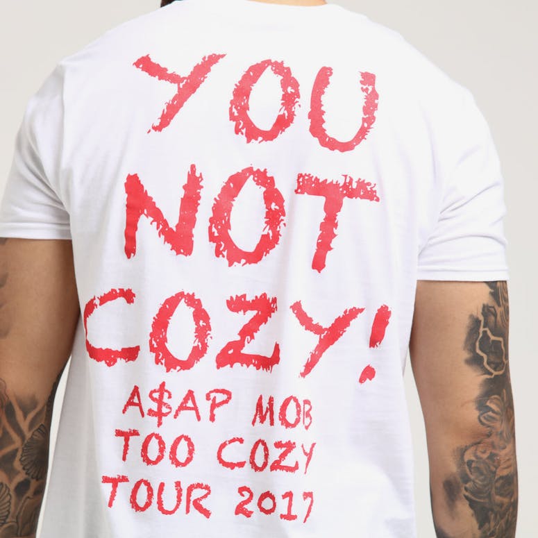 A$AP Mob Attitude Graphic S/S Tee White