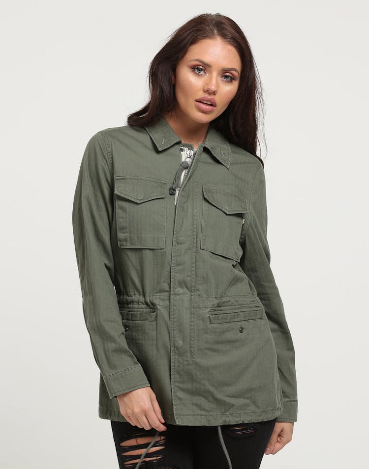 Alpha Industries Women's Revival Field Coat Olive
