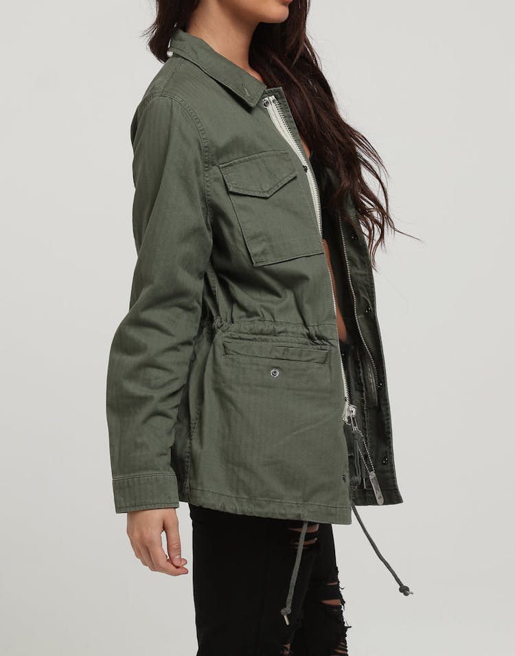 Alpha Industries Women's Revival Field Coat Olive