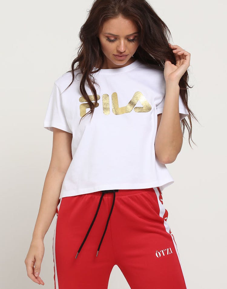 Fila Women's Gold Tee White