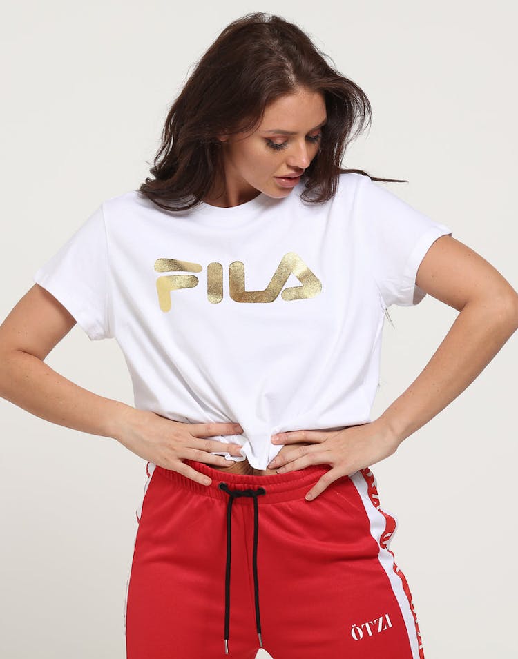 Fila Women's Gold Tee White