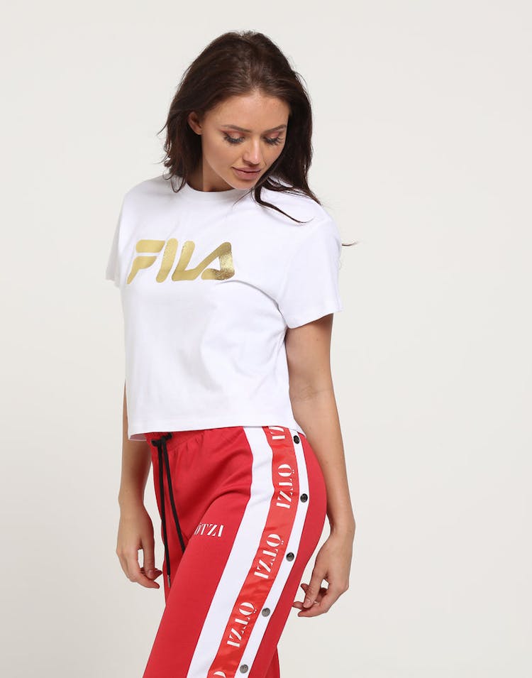Fila Women's Gold Tee White