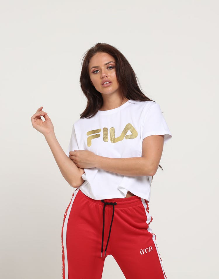 Fila Women's Gold Tee White