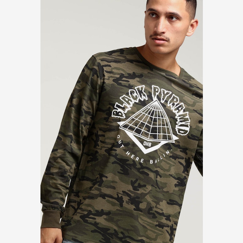 Black Pyramid Pyramid LS Tee Camo