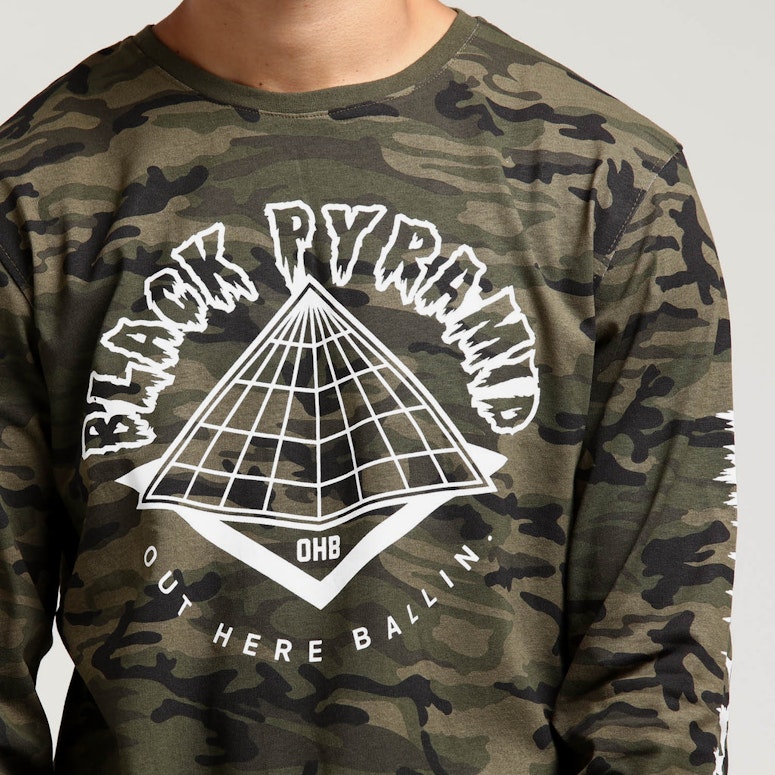 Black Pyramid Pyramid LS Tee Camo