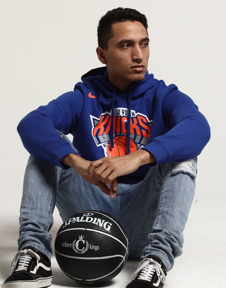 Nike New York Knicks Hood Blue