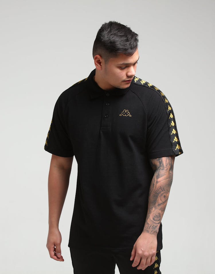 Kappa 222 Banda Calsi Polo Black/Gold