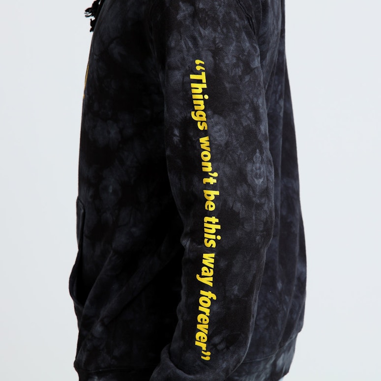 Broken Promises Evermore Tie Dye Hood Black