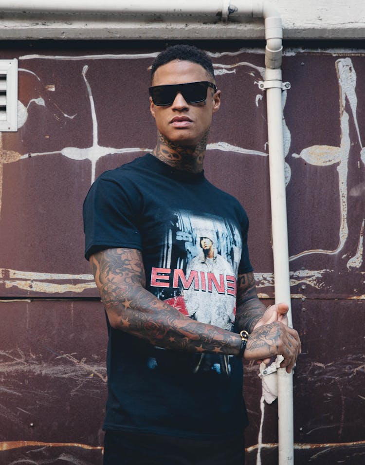 Eminem Car SS Tee Black