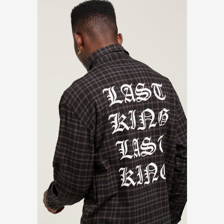 Last Kings Midnight Button Up Black