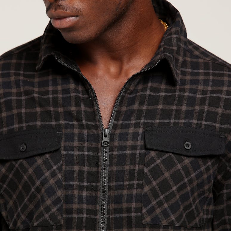 Last Kings Midnight Button Up Black