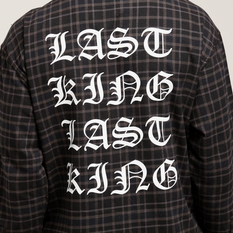 Last Kings Midnight Button Up Black