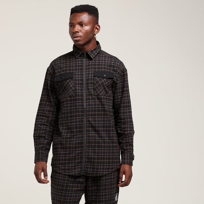Last Kings Midnight Button Up Black