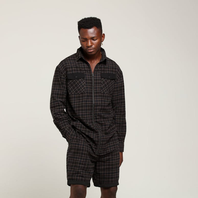 Last Kings Midnight Button Up Black