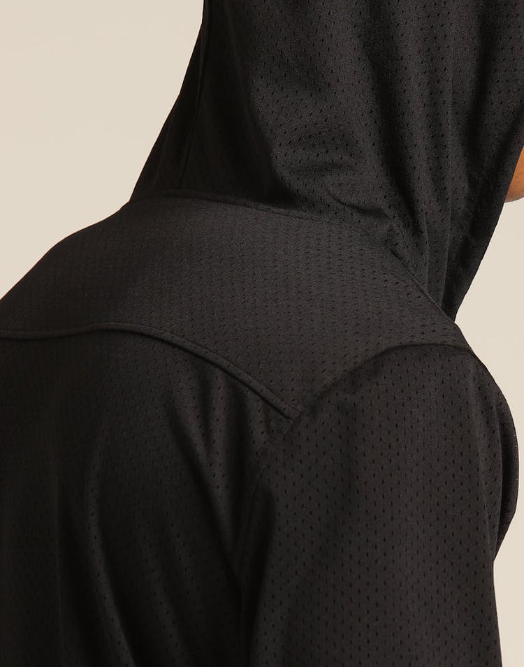Saint Morta Mesh Basketball Hoody Black