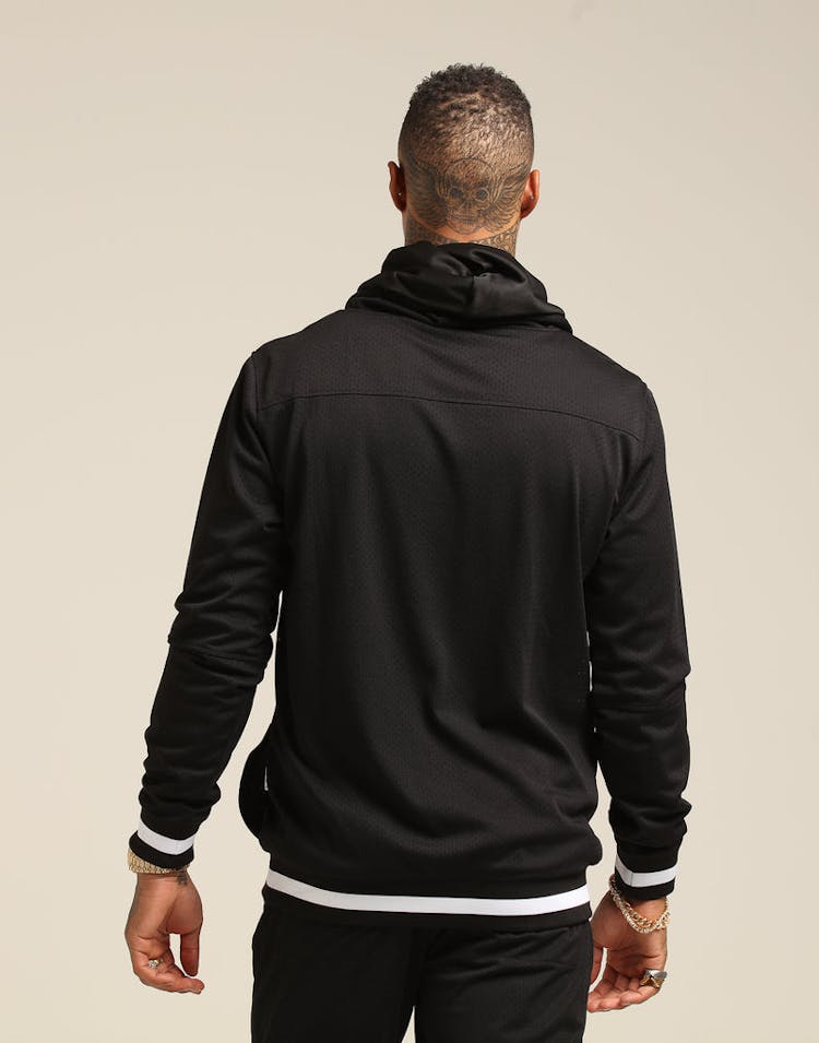 Saint Morta Mesh Basketball Hoody Black