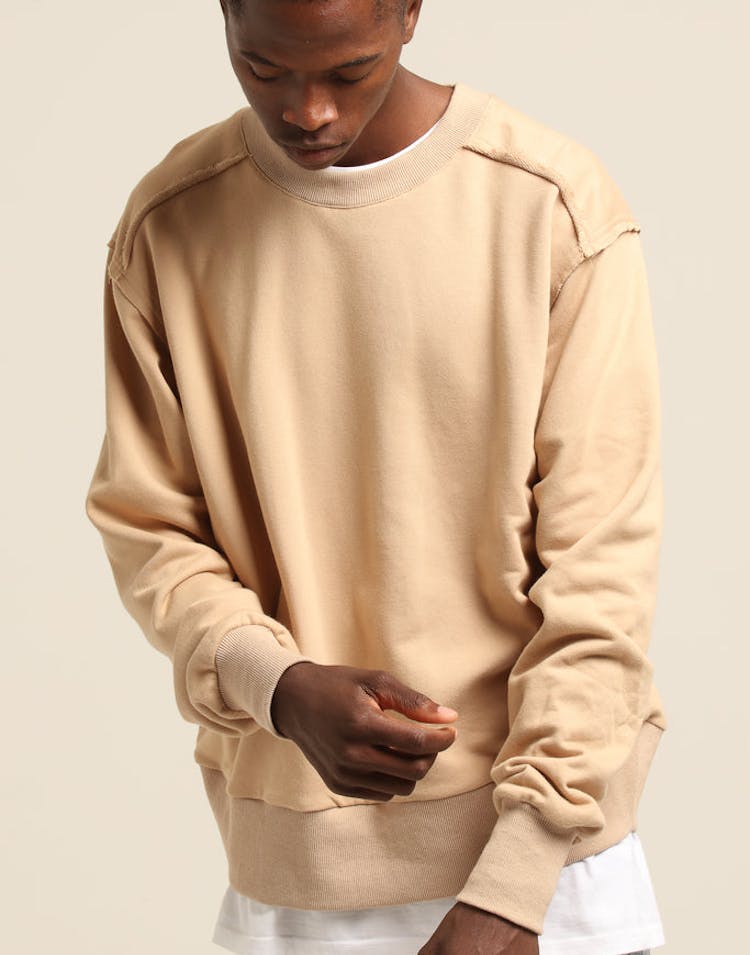 New Slaves Scout Crew Neck Tan