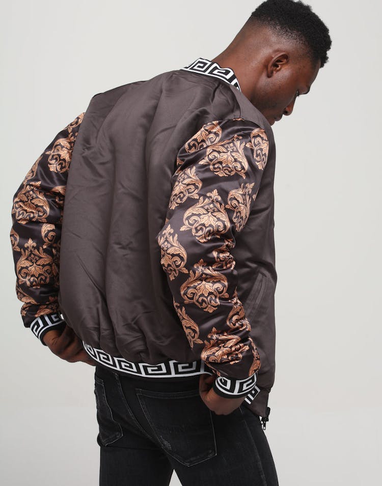 Last Kings Luxe Reversible Bomber Black/Gold