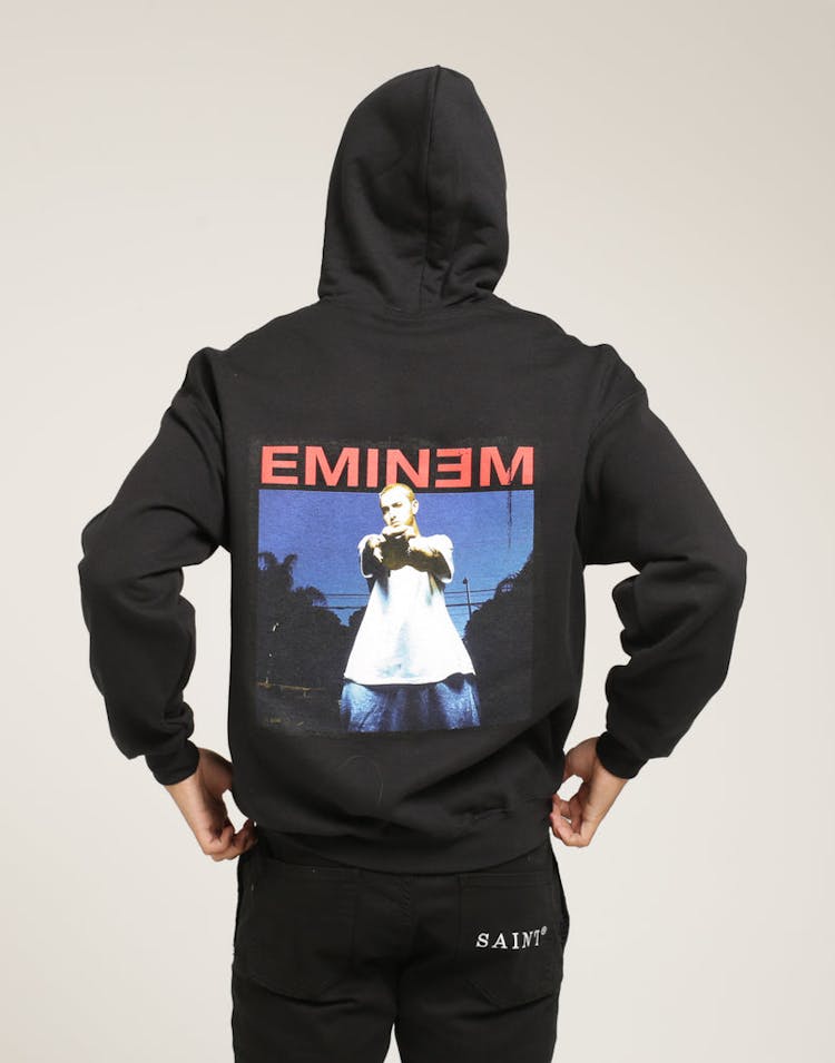 Eminem Photo Hoodie Black