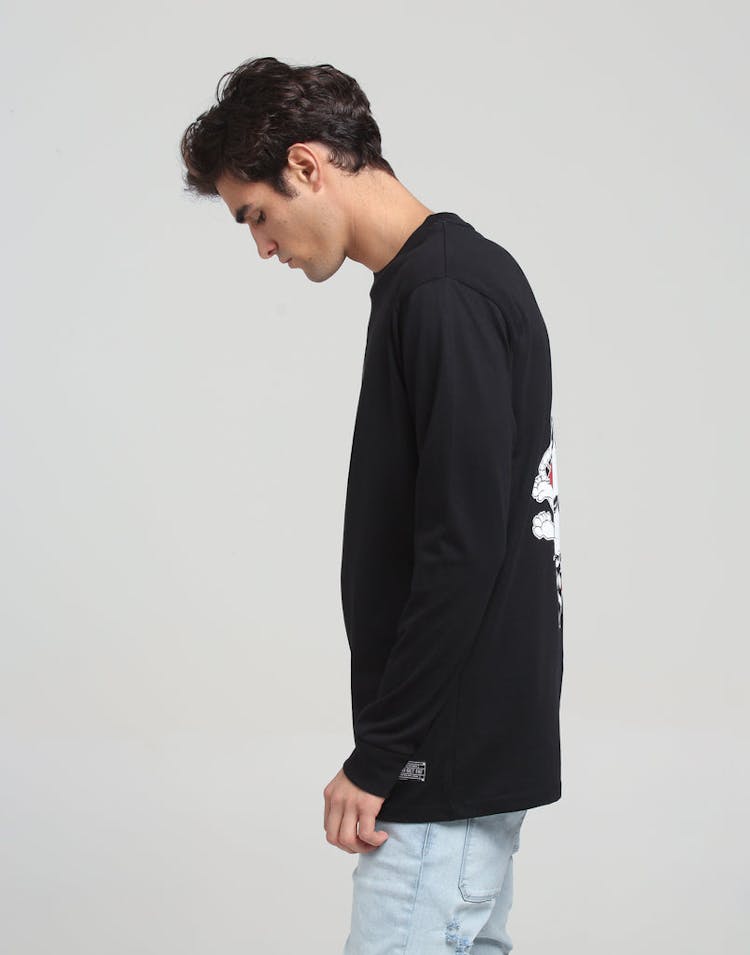 Rats Get Fat X Dale Winter Bent Back LS Tee Black