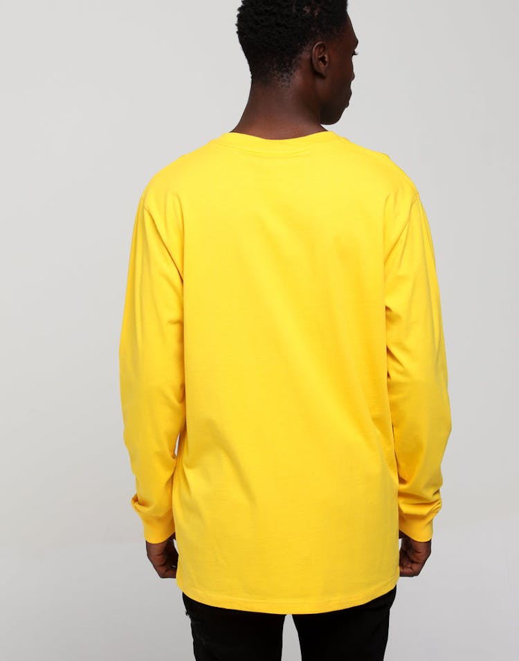 Rats Get Fat Been Cut Throat LS Tee Mustard