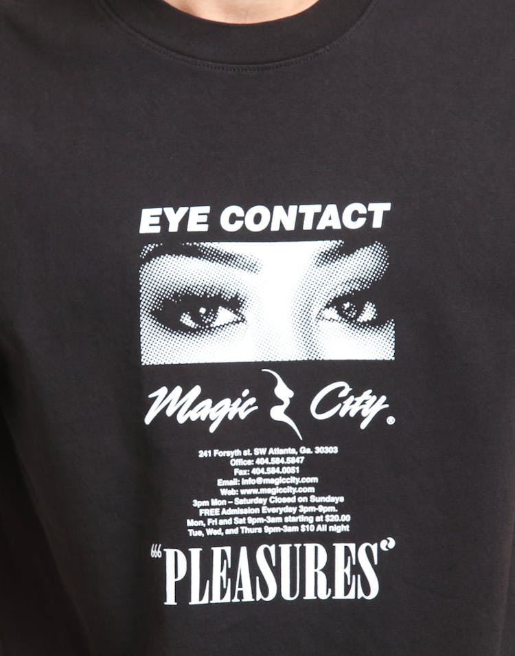 Magic City x PLEASURES Eye Contact SS Tee Black