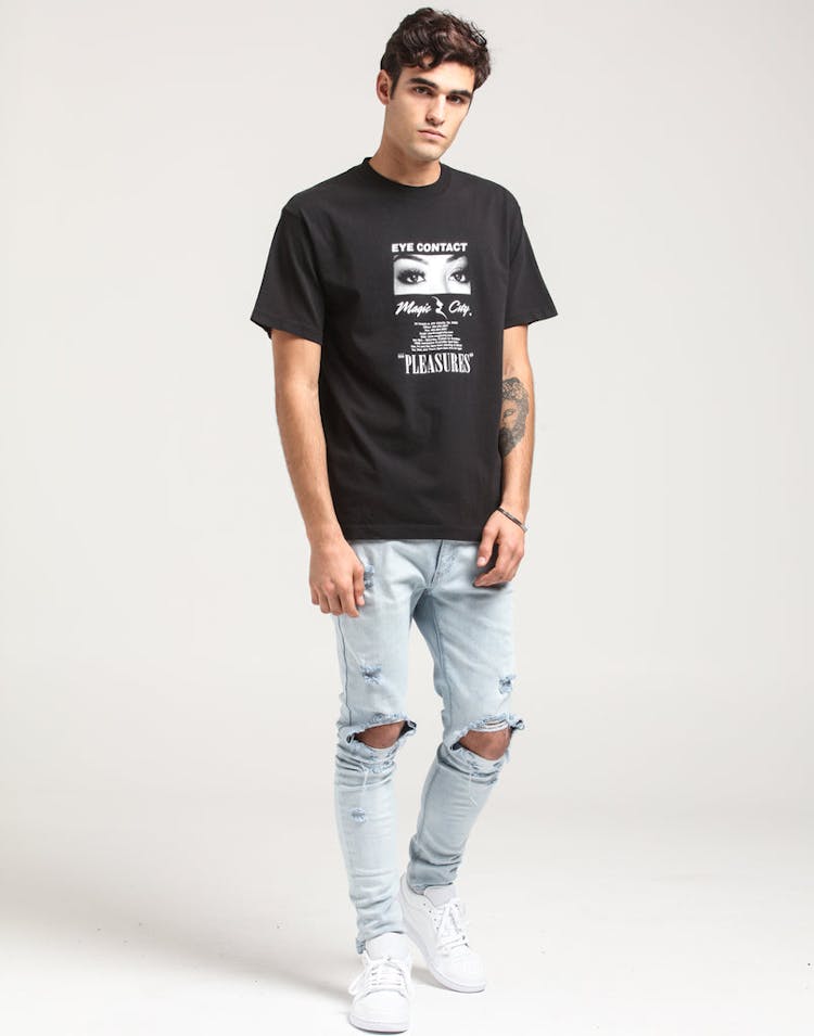 Magic City x PLEASURES Eye Contact SS Tee Black