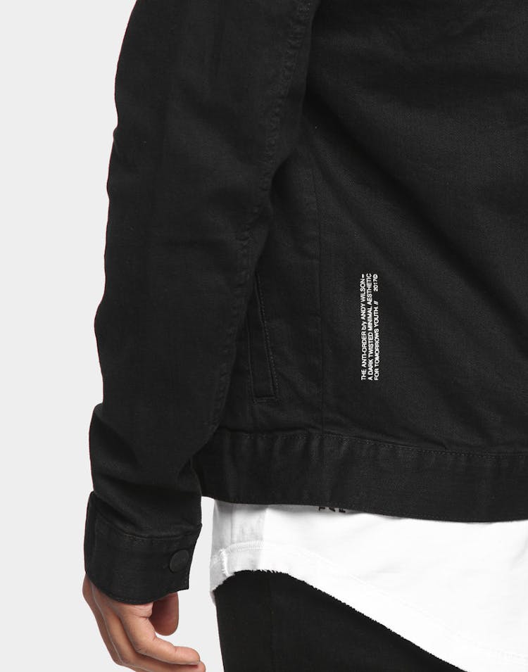 The Anti-Order Non-Stencil Denim Jacket V2 Black/Black