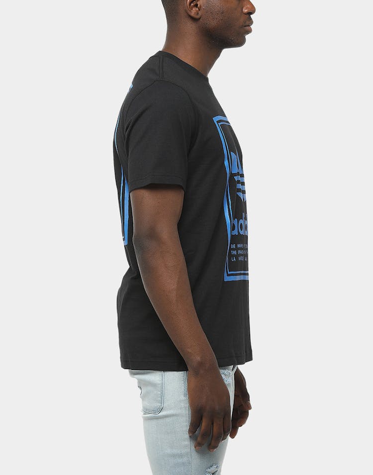 Adidas Vintage Tee Black/Blue