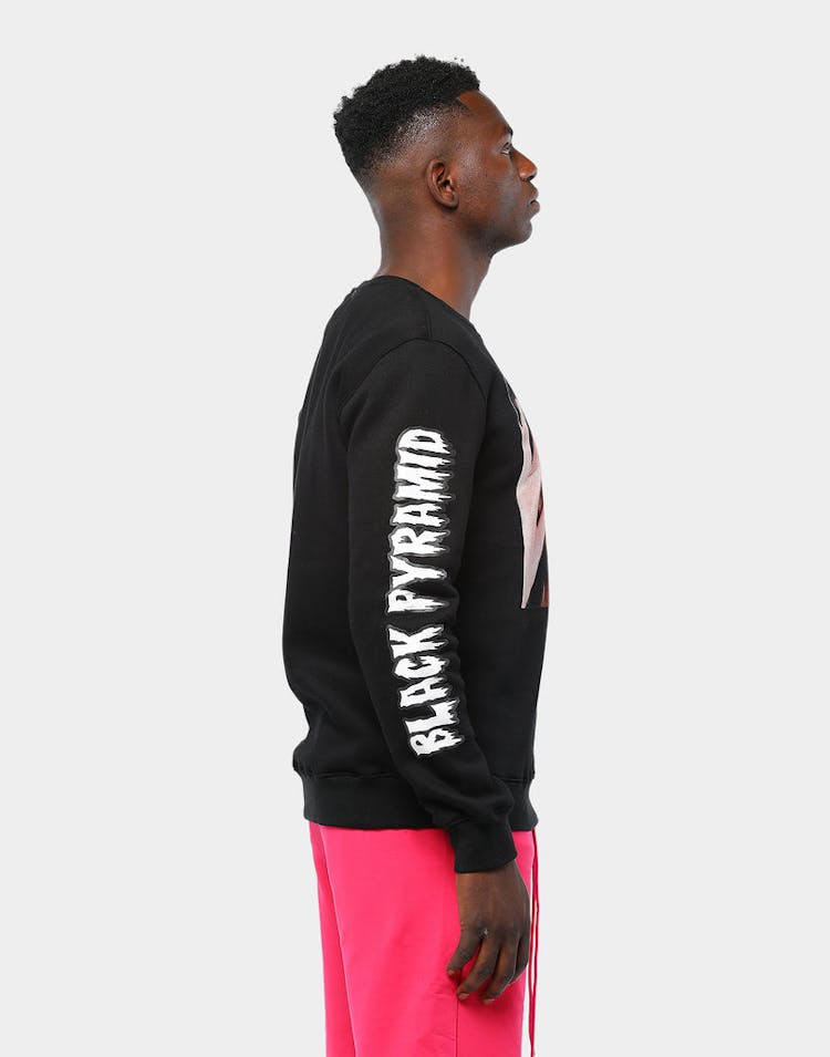 Black Pyramid Pyramid In Mouth LS Shirt Black