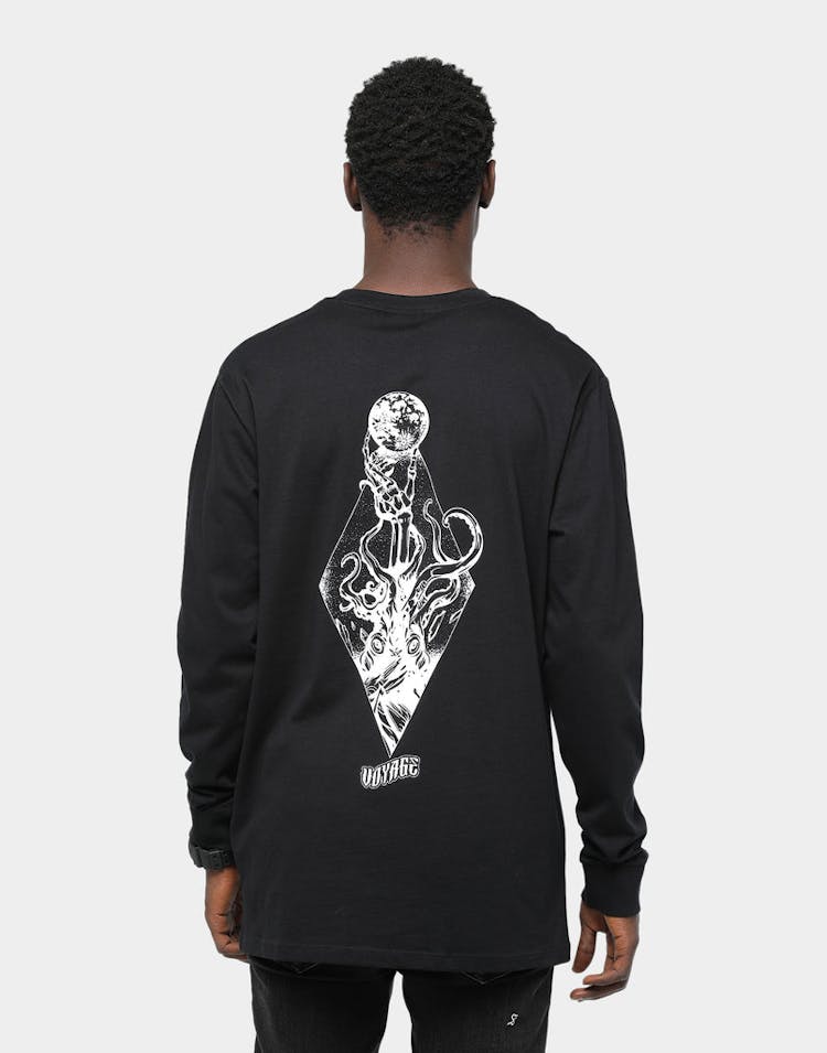 Rats Get Fat Voyage LS Tee Black