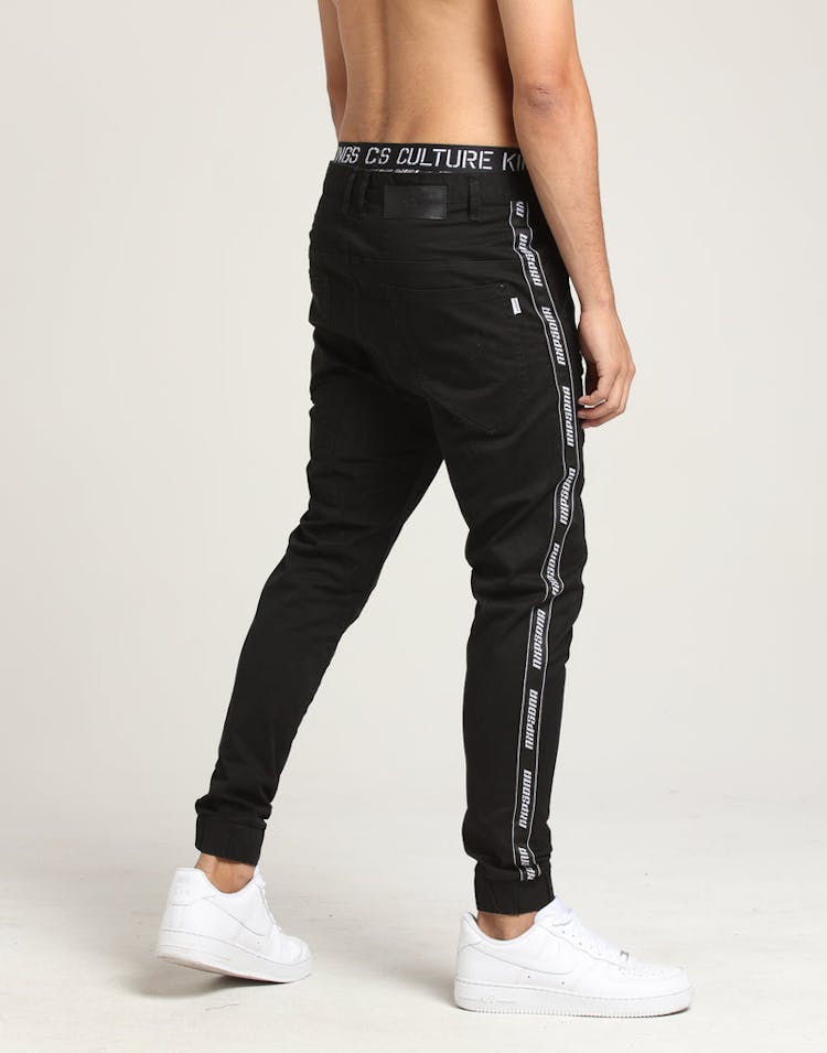 Nena And Pasadena Firebird Elastic Ankle Pant Black