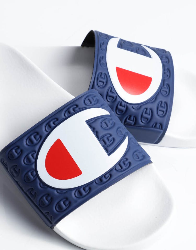 Champion Multi-Lido Slide White/Navy