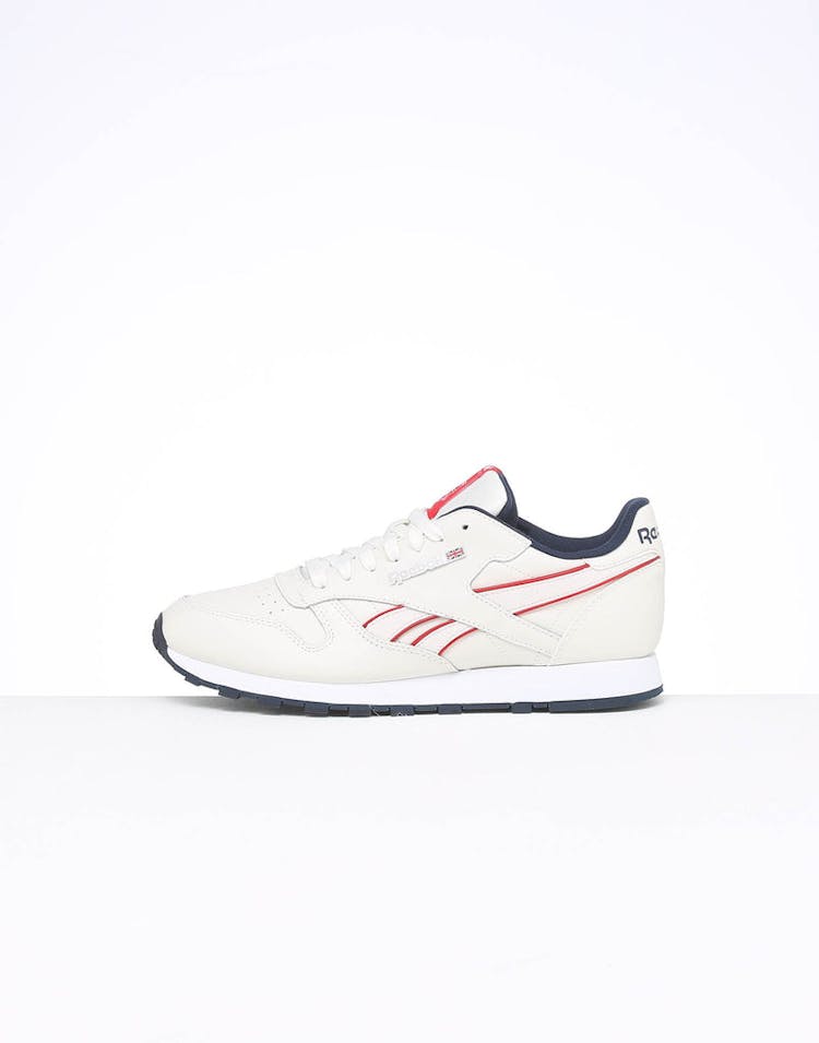 Rebook CL Leather MU Chalk/Navy/Red