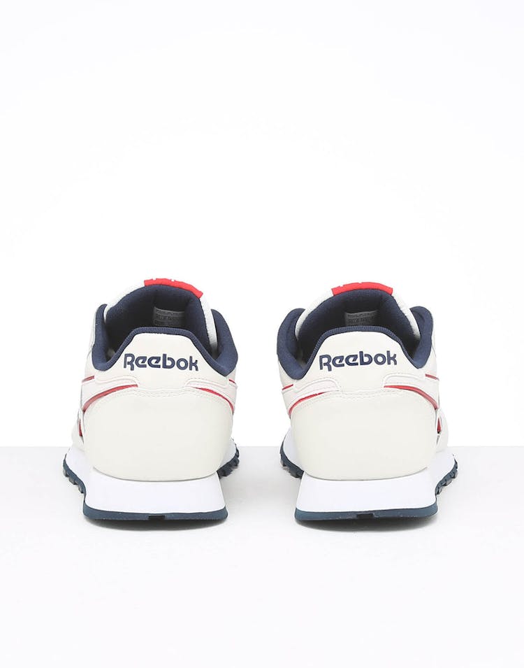 Rebook CL Leather MU Chalk/Navy/Red