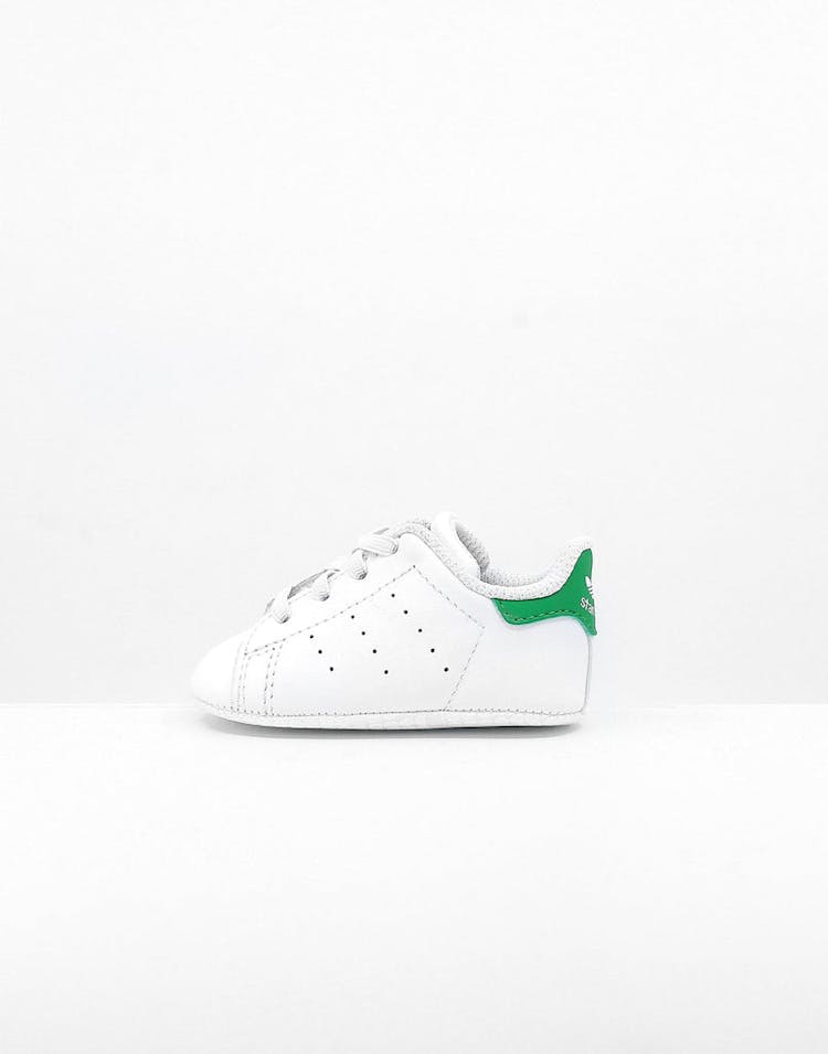 Adidas Toddler Stan Smith Crib White/White/Green