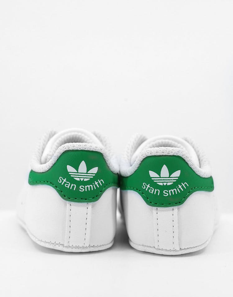 Adidas Toddler Stan Smith Crib White/White/Green