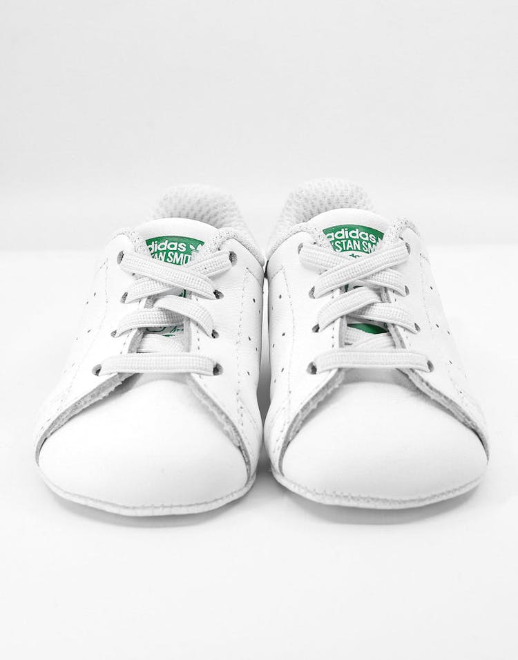 Adidas Toddler Stan Smith Crib White/White/Green