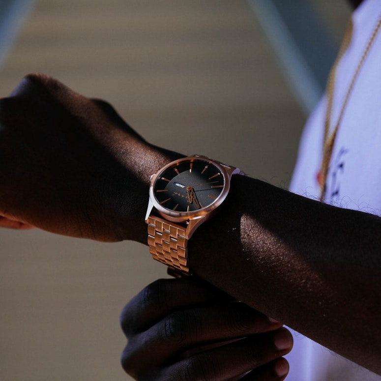 Carré Henry Watch Rose Gold