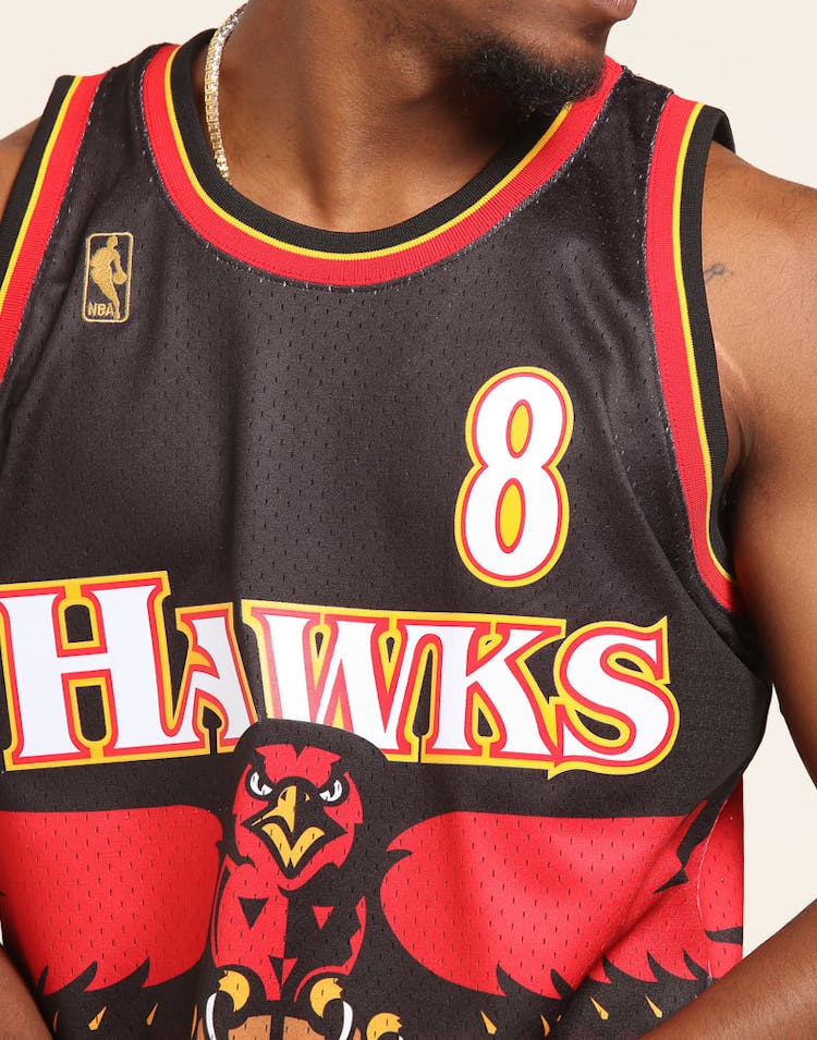Mitchell & Ness Atlanta Hawks Steve Smith #8 Road Swingman NBA Jersey Red