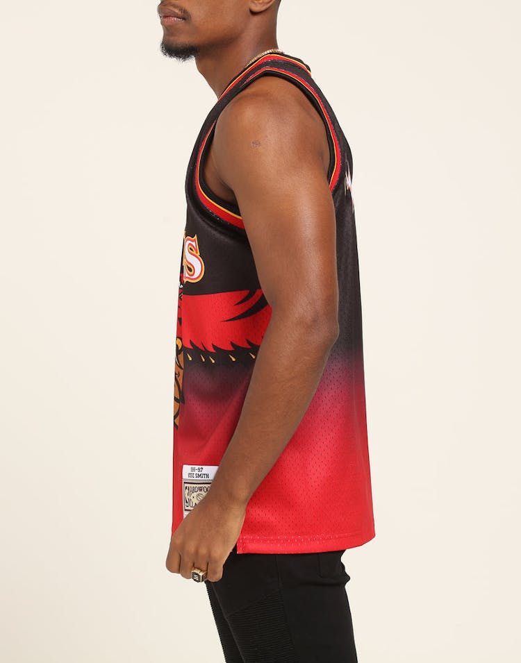 Mitchell & Ness Atlanta Hawks Steve Smith #8 Road Swingman NBA Jersey Red