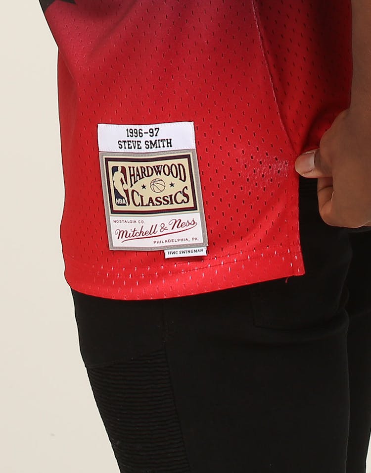 Mitchell & Ness Atlanta Hawks Steve Smith #8 Road Swingman NBA Jersey Red
